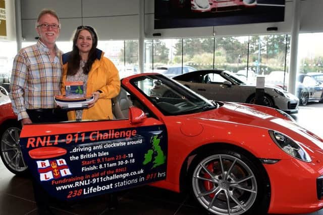 Belinda and James Richardson will visit all 238 RNLI lifeboat stations including the one in Scarborough.
