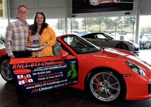Belinda and James Richardson will visit all 238 RNLI lifeboat stations including the one in Scarborough.