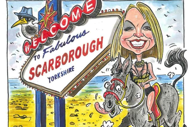 Britney comes to Scarborough. Pic by Graeme Bandeira