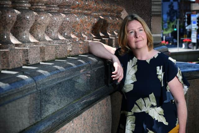 Political Interview............ Sarah Longlands, the new director of the IPPR North think tank. 6th July 2018. Picture Jonathan Gawthorpe