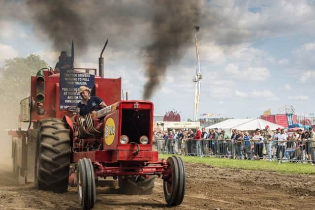 Tractor pulling displays will take place at the Scampston Hall event.