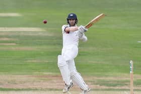 LEADING MAN: Yorkshire's Kane Williamson, scored his second half century of the match before his late dismissal on day three. Picture: Simon Wilkinson/SWpix.com