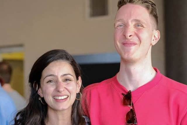 Chris York and his leading lady Serena Manteghi
