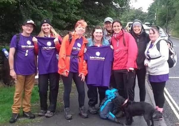 The Scarborough Hall care home team before the Yorkshire Three Peaks challenge.