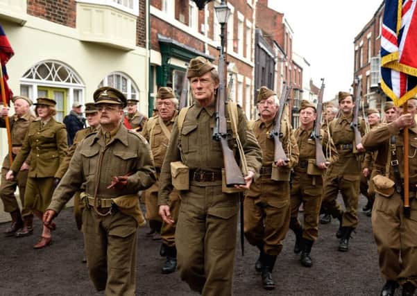 The Dad's Army cast in Bridlington