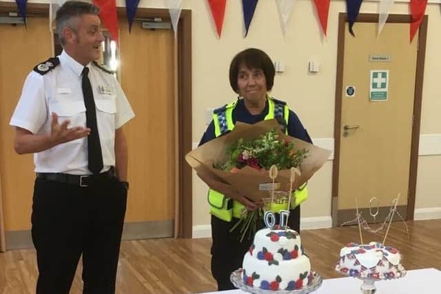 The chief constable said Liz was the epitome of community policing.