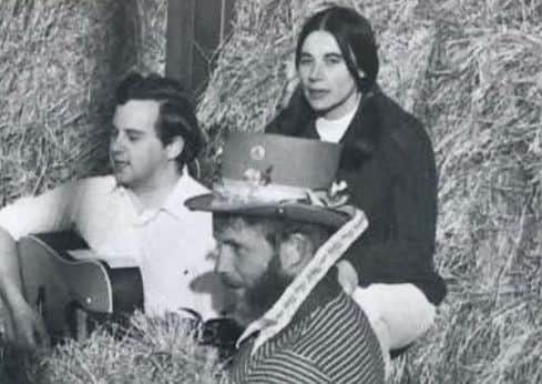 Founder members of Whitby Folk Club in 1968 - from left, Graham Filburn, Jim Wilkinson and Mu Wilkinson.