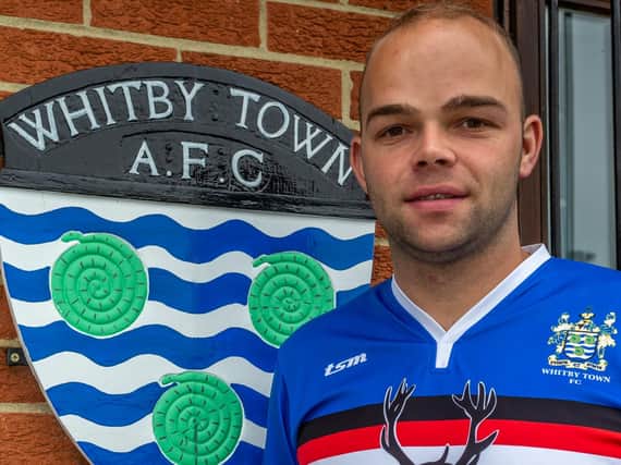 Jimmy Beadle has signed for Whitby Town after leaving Scarborough Athletic. Picture by Brian Murfield.