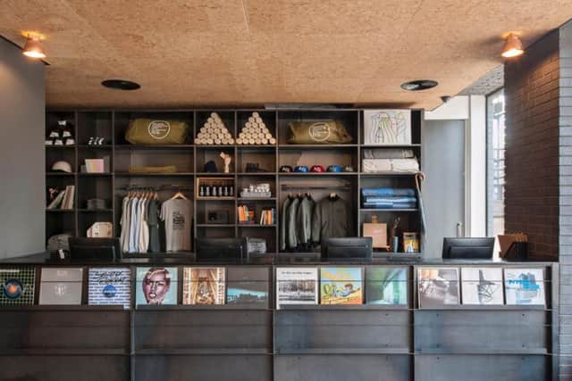 The lobby of Ace Hotel London
