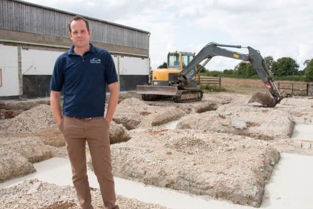 Rainbow Equine Hospital clinical director Jonathan Anderson at the site in Malton.