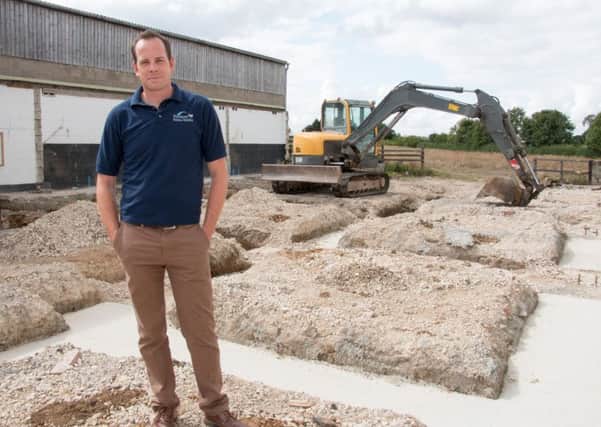 Rainbow Equine Hospital clinical director Jonathan Anderson at the site in Malton.