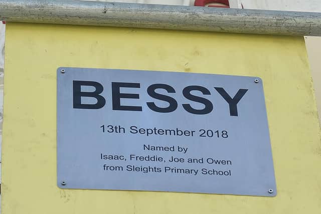 The name chosen by Sleights Primary School pupils