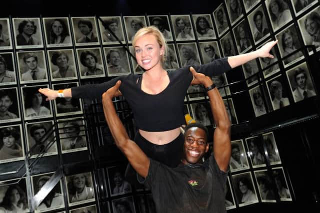 Jorgie Porter and Jamal Kane Crawford from Fame - The Musical.