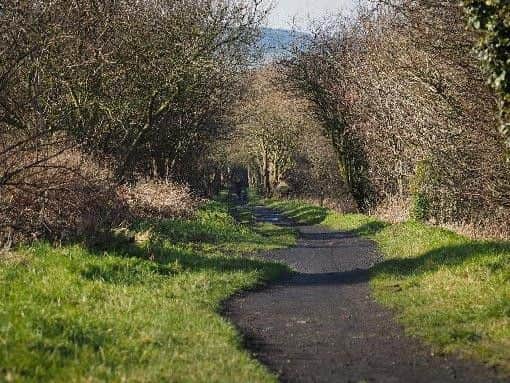 The Cinder Track between Scarborough and Whitby