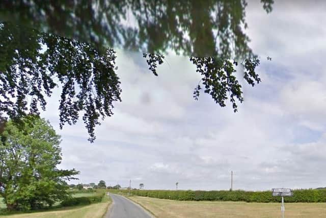 The incident happened on a stretch of Cordike Lane near Langton.