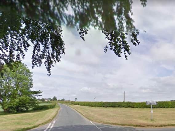 The incident happened on a stretch of Cordike Lane near Langton.