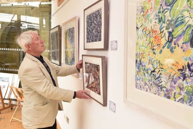 Artist Richard Pottas displays his work at The Woodend Creative Space in Scarborough . Picture Richard Ponter rp 183788 A - D