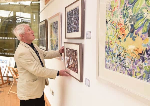 Artist Richard Pottas displays his work at The Woodend Creative Space in Scarborough . Picture Richard Ponter rp 183788 A - D