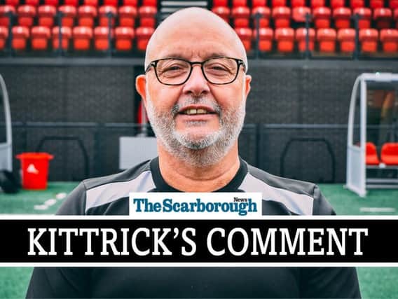 Scarborough Athletic manager Steve Kittrick's weekly column