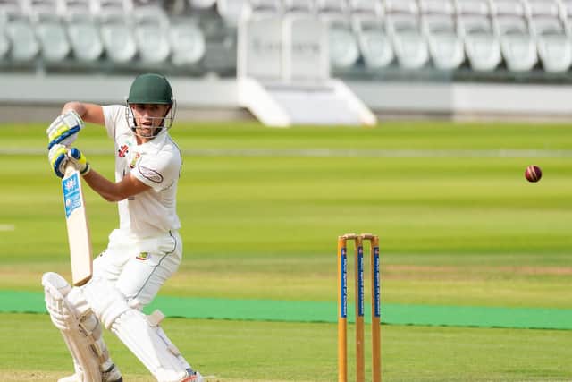 Richard Malthouse guides the ball to third-man. PICTURE BY WILL PALMER