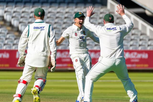 Flixton celebrate a wicket during their National Village Cup final win at Lord's. Pictures by Will Palmer.