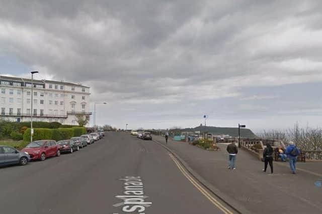 It happened on the Esplanade in Scarborough