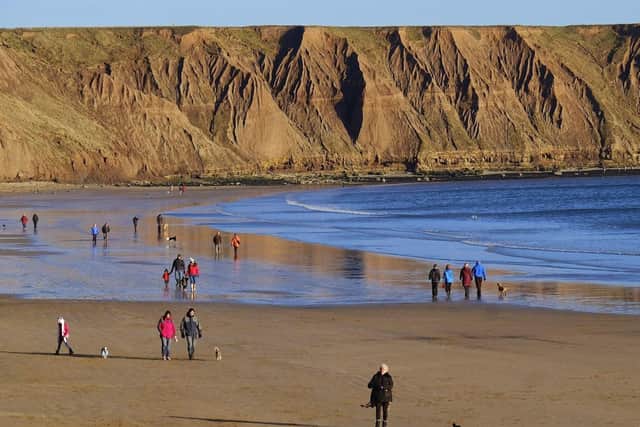Filey Beach is hoping to get its Blue Flag back