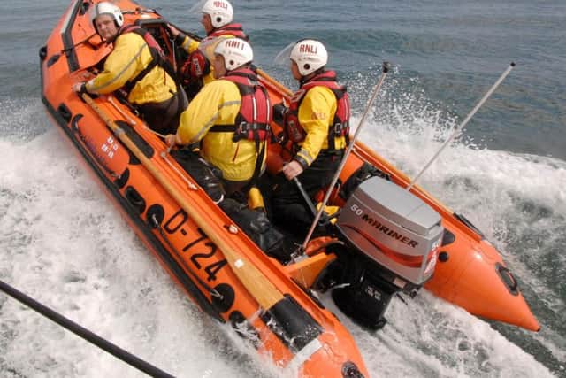 Scarborough RNLI inshore lifeboat