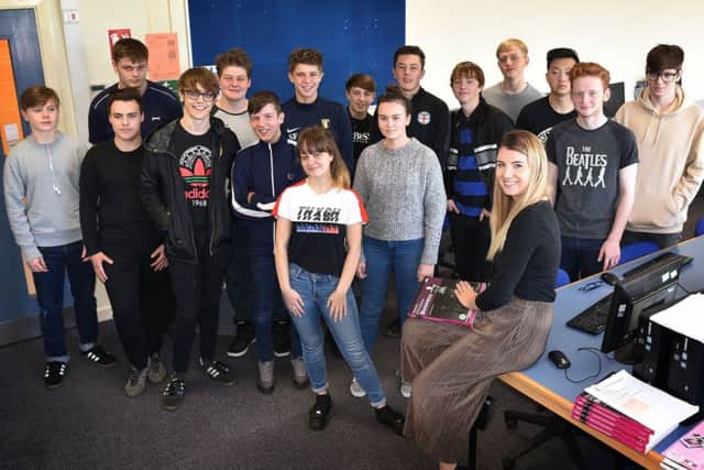 The Business Class with teacher Kirsty Brown. rp 184035d