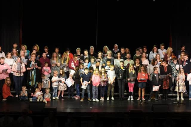 The Brid Kids back on stage....with their own children.