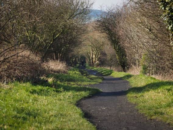 The old Scarborough to Whitby railway line.