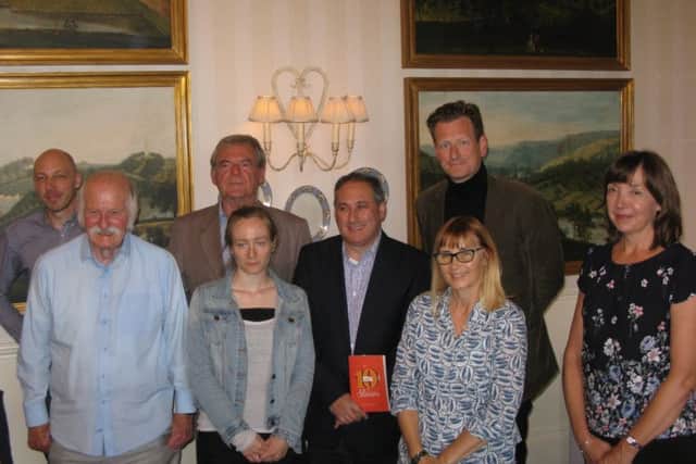 The Ryedale Book Festival Short Story Competition finalists at the Talbot Hotel.