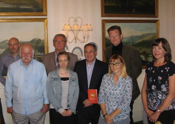 The Ryedale Book Festival Short Story Competition finalists at the Talbot Hotel.
