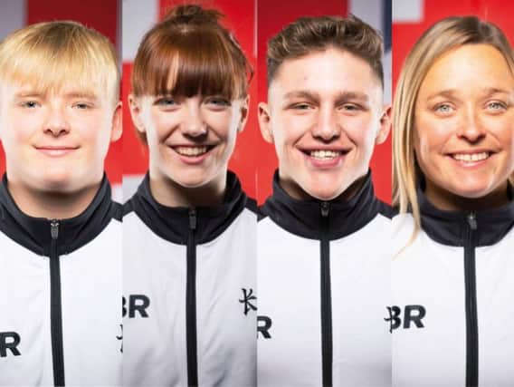Damian Walker, Megan Coates, Joseph Fishburn and Nicola Walker are heading for Portugal on Monday for the TeamGym European Championships