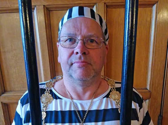 Cllr. Joe Plant will take part in St. Catherine's Hospice's Jail and Bail charity fundraiser