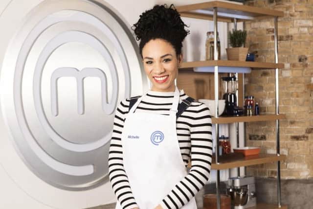 Michelle Ackerley, appearing as a one of the contestants in this year's BBC1 cookery show, Celebrity MasterChef. Image by BBC