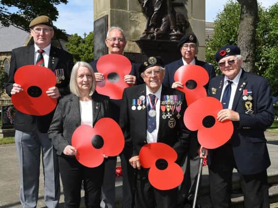 There are more than 2,000 poppies on display in Bridlington.