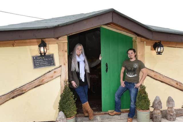 Owners Karl and Carol Cavendish welcome you to the Green Dragon Pie House and Tea Room