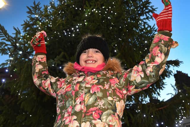 Eve Gascoigne switched the lights on last year.