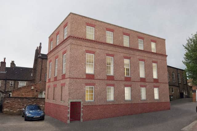 An artists impression of the new Wesley Centre east wing which will house many of the community facilities.