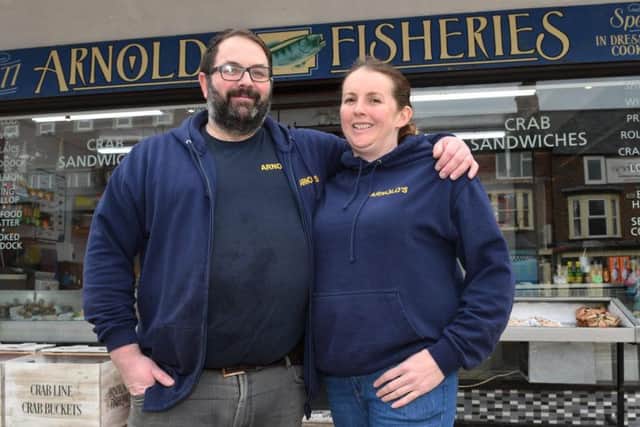 Proprietor Andrew Pinder and manageress Donna Wright.