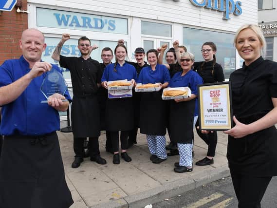 Ward's Fish and Chips won the Bridlington Free Press chip shop of the year earlier this year.