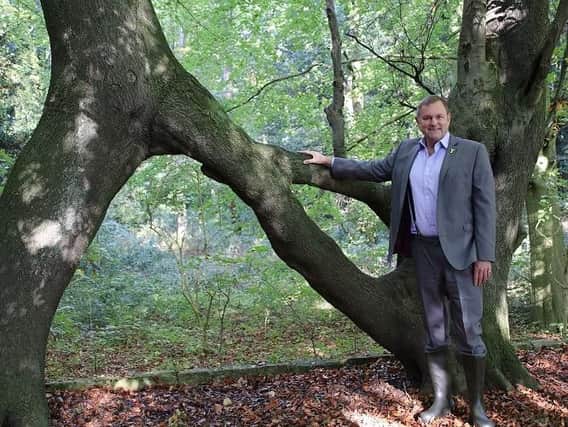 Welcome To Yorkshire's Sir Gary Verity with Nellie's Tree