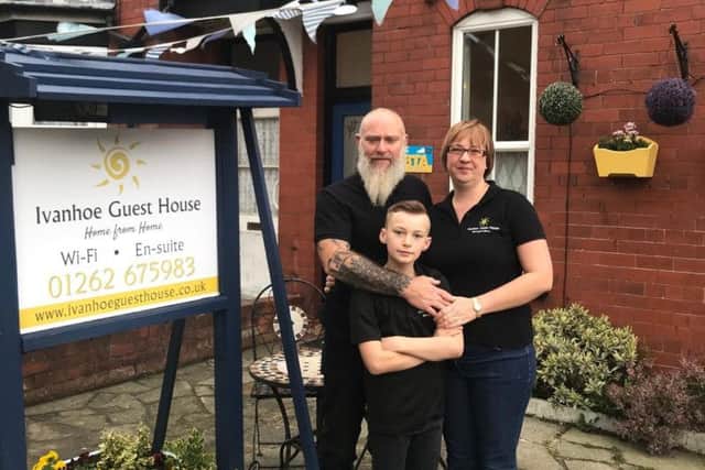 Wendy and Ray Holton with their son Neill.