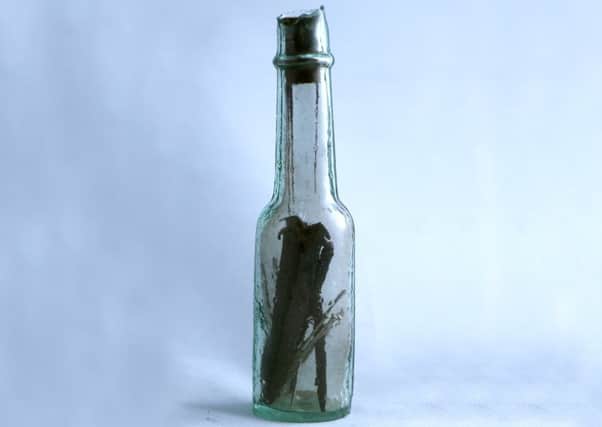 Witch bottle which is held in the Scarborough Collections.