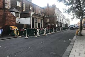 Electrical works on Hanover Road