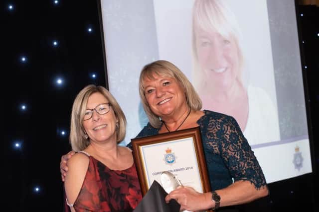 DS Angie Carey, the first place compassion award winner