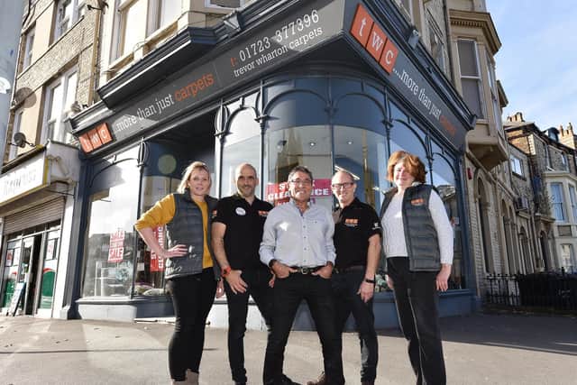 Emma Woodward, Matty Mason, Trevor Wharton, Gary Feirn and Kath Stanforth. Picture by Richard Ponter.