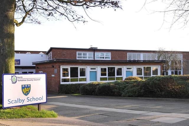 A firework has been let off by a student in the grounds of Scalby School