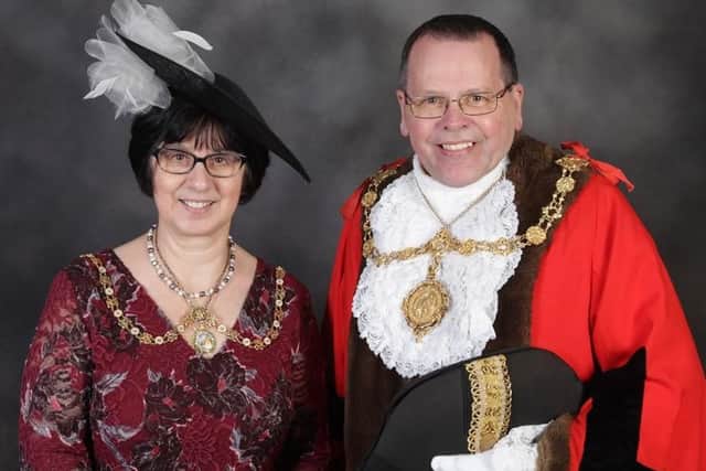 The current Mayor and Mayoress of the Borough of Scarborough, Cllr Joe and Mrs Margaret Plant
